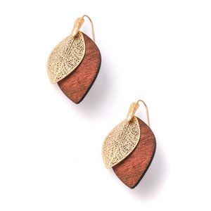 Tiered Hanging Leaf Earring